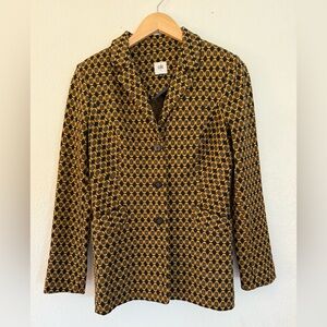 CABI Kensington Proper Standout Medallion Sweater Blazer  | Size Small- NWOT